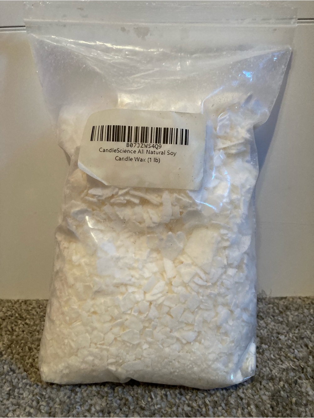 1lb All Natural Soy Candle Wax - White